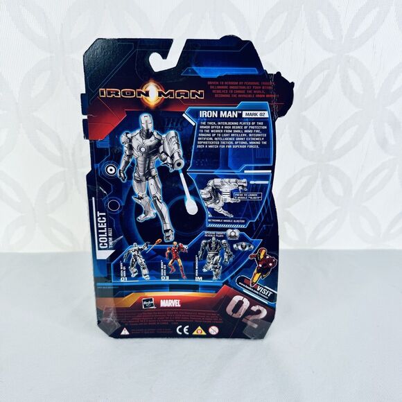 Hasbro Iron Man Mark 02 II Firing Missile 6" Action Figure Prototype 2008 MCU - Picture 4 of 8